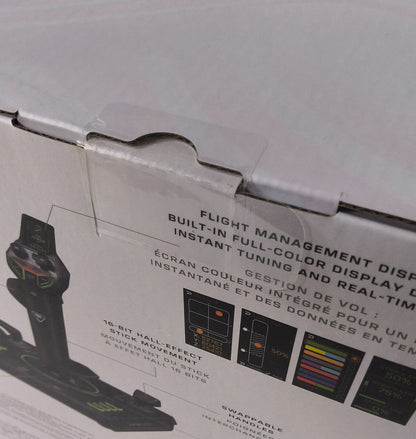 Turtle Beach VelocityOne H.O.T.A.S. retail box top flap and seal