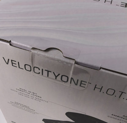 Turtle Beach VelocityOne H.O.T.A.S. retail box seal close-up