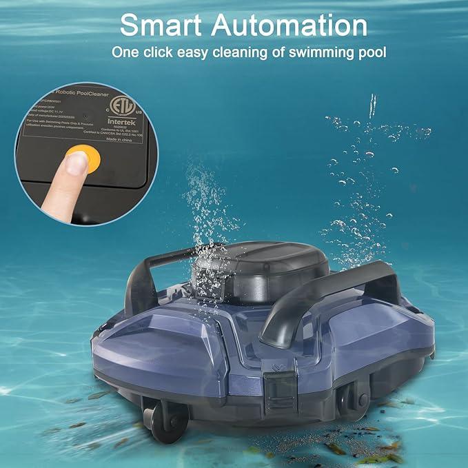 Uoark Cordless Robotic Pool Cleaner – Dual-Motor, 120 Min Runtime - Logan's Toy Chest