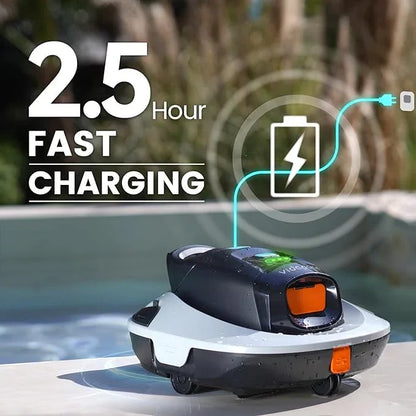 Vidapool Robotic Pool Vacuum – Battery Cleaner for Flat Pools - Logan's Toy Chest