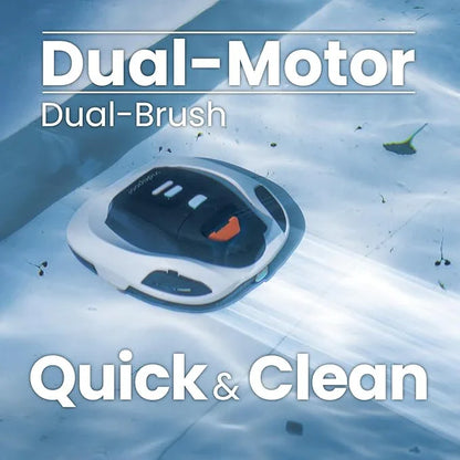 Vidapool Robotic Pool Vacuum – Battery Cleaner for Flat Pools - Logan's Toy Chest