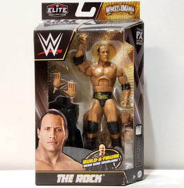 Wrestle Mania Hollywood The Rock Elite Collection Build-a-Figure Action Figure - Logan's Toy Chest