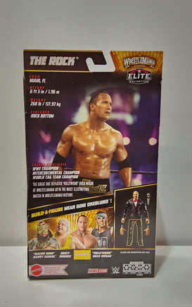 Wrestle Mania Hollywood The Rock Elite Collection Build-a-Figure Action Figure - Logan's Toy Chest