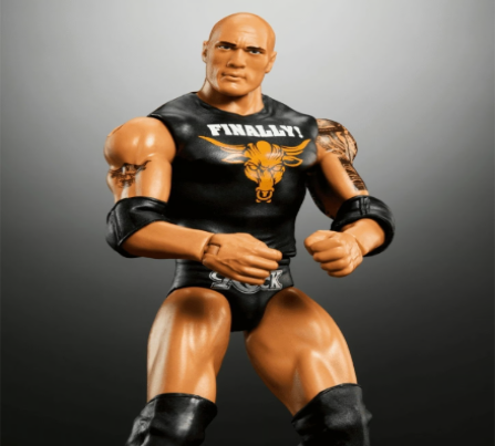 WWE Series Top Picks 2024 The Rock Wrestling Action Figure Collectible Toy - Logan's Toy Chest