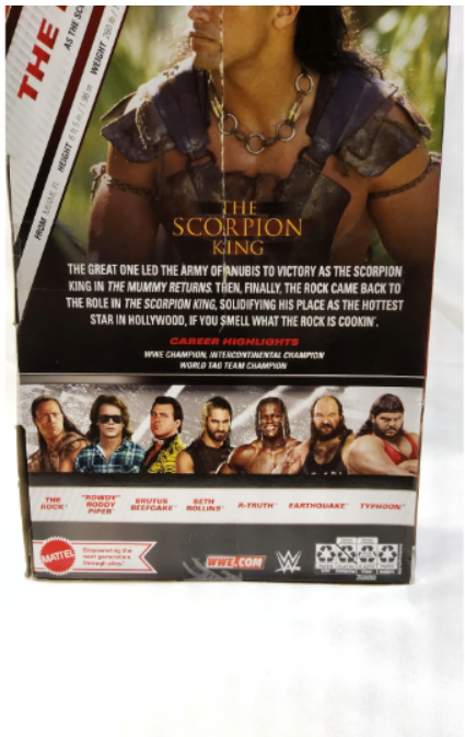 WWE The Rock Scorpion King Elite Action Figure - Mattel - Logan's Toy Chest