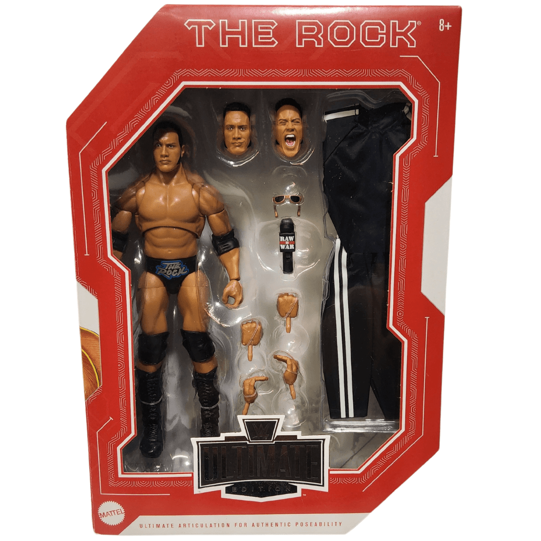 WWE Ultimate Edition The Rock Dwayne Johnson 6" Wrestling Action Figure - Logan's Toy Chest