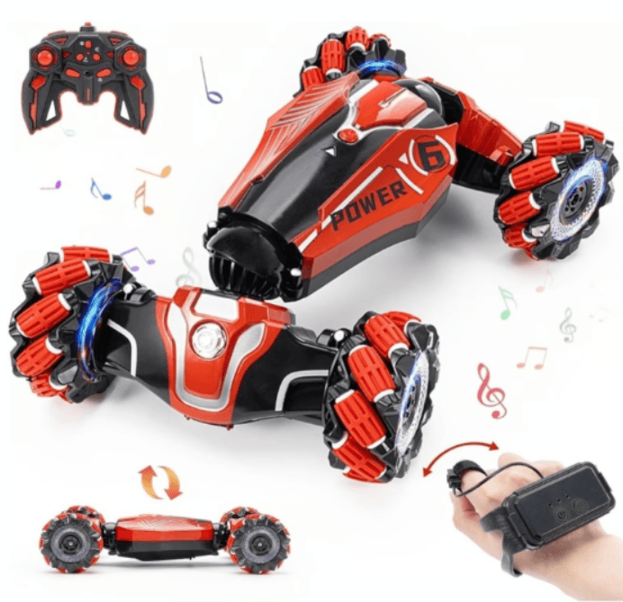 YEMIAI 1:12 RC Stunt Car – 2.4G 4WD Drift Vehicle w/ Gesture Control - Logan's Toy Chest