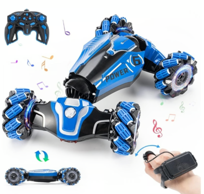 YEMIAI 1:12 RC Stunt Car - 2.4GHz Remote-Controlled Gesture Sensor Toy - Logan's Toy Chest