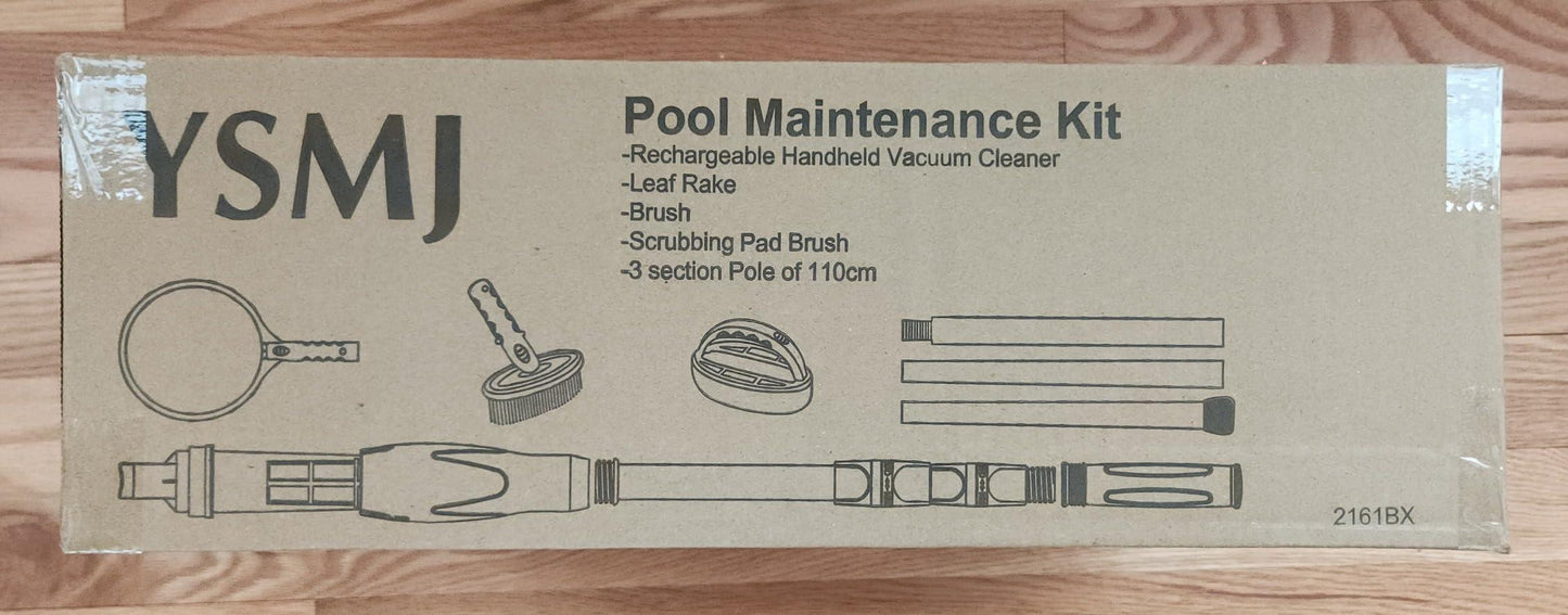 YSMJ 2161 Handheld Pool Vacuum Cleaner – Lightweight & Powerful Cleaning - Logan's Toy Chest