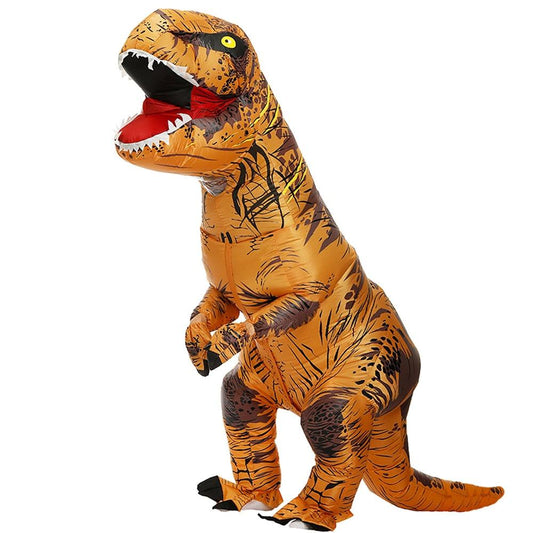 KOOY T-Rex Dinosaur Inflatable Costume | Sizes: Kids 120-145cm, Adult 150-195cm - Logan's Toy Chest